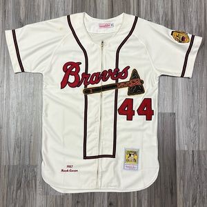 COPY - Mitchell & Ness Atlanta Braves Hank Aaron Jersey Size Men’s 40 (M)